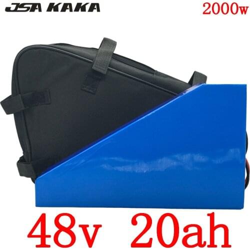 Free Customs Tax 48V Lithium Battery 48V 1000W 1500W 2000W Electric Bike Battery 13S 48V 20Ah 22Ah 25Ah Ebike Battery+5A Charger