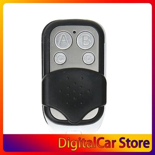 Wireless RF Remote Control Door Key Controller 4 Channel ABCD 433 MHz Electric Gate Garage Learning/Fixed Code