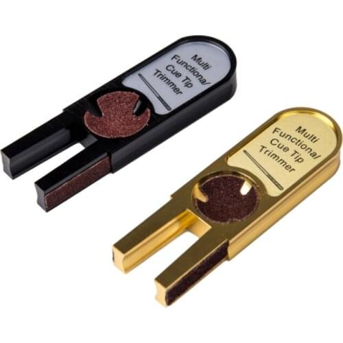 Billiards Pool Cue Tip Shaper Tool Pool Cue Tip Scuffer Burnisher Cue Tip Trimmers Tapper