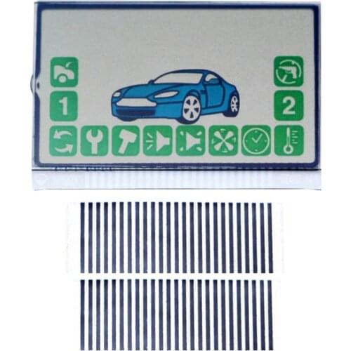 A92 Keychain LCD Display Screen With Flexible Cable Zebra Stripes for StarLine A92 A94 LCD remote controller two way Car Alarm