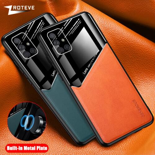 A51 Case Zroteve Coque For Samsung Galaxy A71 5G A91 A81 A12 Cover A31 A41 A42 A21S M21 M31 S M30S M51 A52 A72 PU Leather Cases