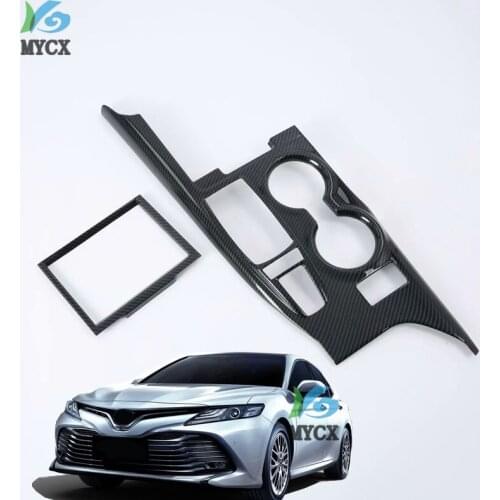 For Toyota Camry XV70 2017 2018 LHD Center Console Gear Shift Box Panel Cover Trim Interior Accessories Styling ABS