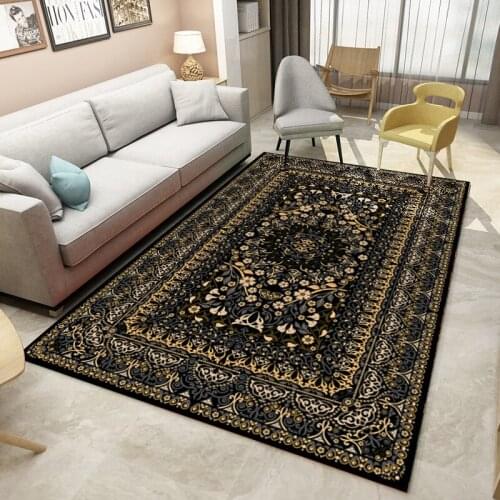 European Style 3D Geometric Carpets for Living Room Bedroom Area Rug Coffee Table Sofa Floor Mat Luxury Custom Home Large Carpet