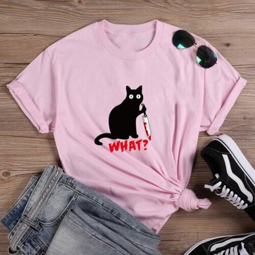 What Shirt Funny T Shirt Women Cotton Harajuku Tshirt Women Shrot Sleeve Loose Camiseta Mujer Black White Tee Shirt Femme