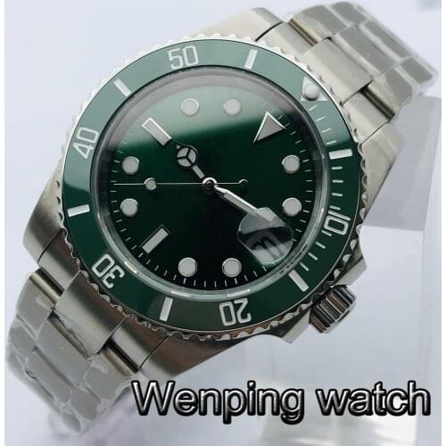 Goutent 40mm Top Classic Mechanical Watch 10ATM Waterproof Sapphire Glass Ceramic Bezel Seagull ST1612 Movement Automatic Watch