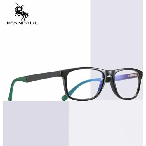 JIFANPAUL New Computer glasses game goggles transparent frame Blu-ray glasses male classic casual learning glasses for women