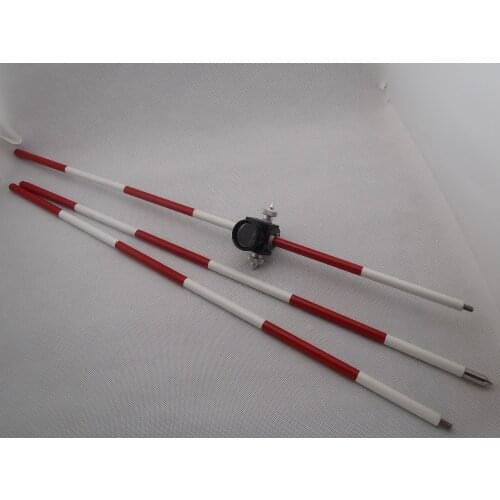 Mini prism with 3/poles for total stations surveying