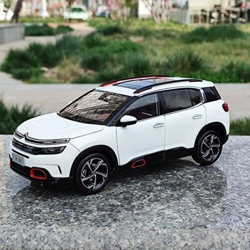 1/18 Scale Citroen C5 Aircross SUV White Diecast Car Model Toy Collection Gift