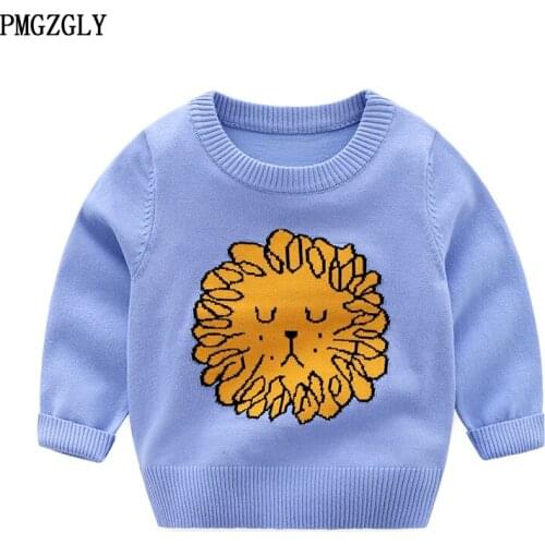 Boy men t-shirt Cartoon fox printing coat boy sweaters outer wear 2 To 6 Year spring autumn fashion casual clothing Sweaters