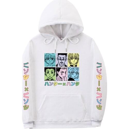 Hunter x Hunter Hoodies Men Sweatshirt Tracksuit Anime Hoodie Print Fashion Casual Sweatshirt clothes Streetswear Hooded