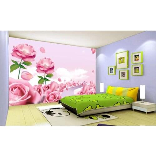 Custom Any Size 3D Mural Wallpaper Childrens Room Princess Cottage Wall Painting Living Room Sofa bedroom Decor Wall