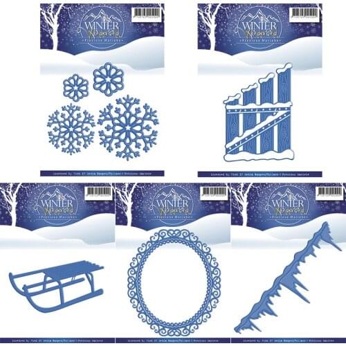 New Winter wonderland decoration metal Cutting Dies Stencils DIY Scrapbooking Paper/photo Cards Embossing Dies