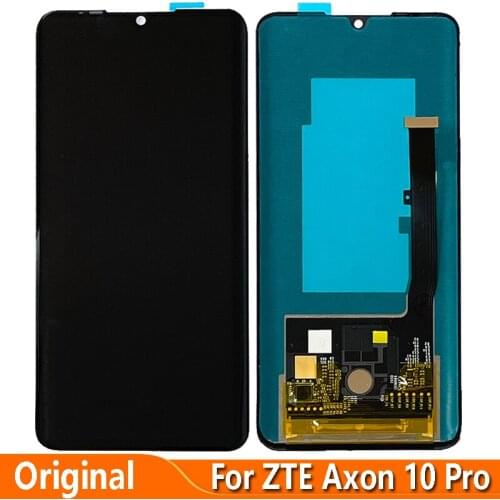 Original 6.47" For ZTE Axon 10 Pro A10P3251 A10P3351 A2020 LCD Display Touch Screen Digitizer Assembly Replacement Parts