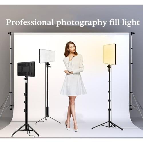 LED Lighting Panel Remote Control Video Light with tripod Stand for Photography Studio taking Photo Video Filming Live Streaming