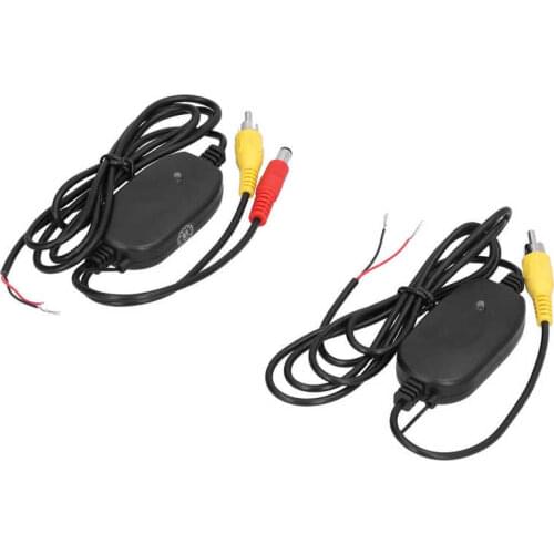 2pcs Backup Camera Transmitter Rearview Receiver 2.4G Wireless DC12V Car Modification Replacement Auto Accessories
