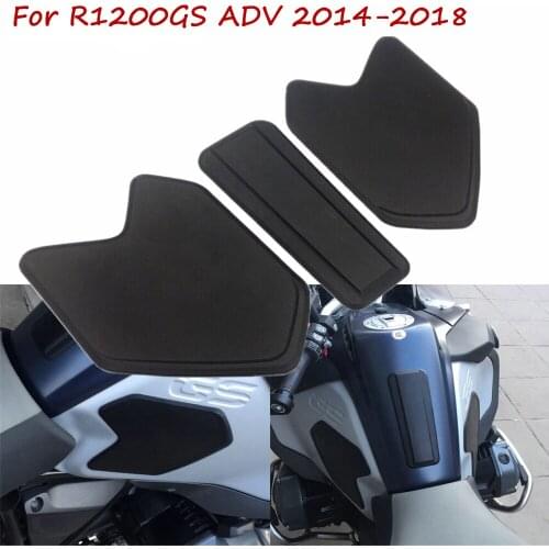 Motorcycle Anti-Heated Gas Tank Side Grip Traction Knee Protector Sticker Anti Slip Pad For BMW R1200GS R1200 GS ADV 2014-2018