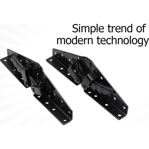 2Pcs Adjustable 3-Position Angle Mechanism Hinge Hardware Metal Sofa Bed Hinge 3-Position Soft Bed Furniture Hard