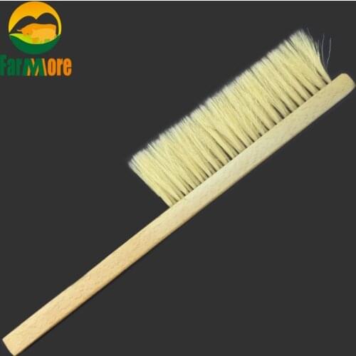 Bee Cleaning Brush Sweep Brush for cleaning Apiculture Beekeeping Equipment Tools Wood Handle