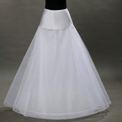 A-Line Wedding Dresses Petticoat Crinoline Tulle Underskirts Slips Women Wedding Accessories