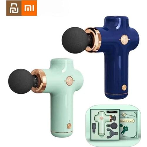 Xiaomi Yesoul New Wireless Fascia Gun 3-speed Adjustment 10min Timed Can Be Timed Mini Muscle Relaxer with Various Massage Heads