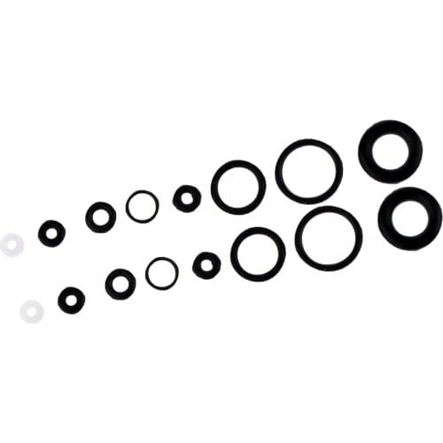 2 Sets Black O-Ring Rubber Seals Suitable for Airbrush Internal Sealing Ring AC085