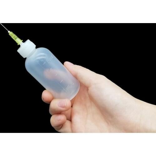 3 Pcs 50cc Transparent Squeezing Mud Bottle Point Line Decorative DIY Craft Making Tools Accessories Plastic Pottery Tools