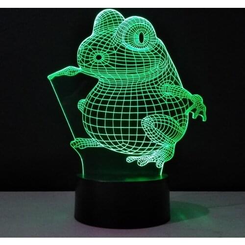 3D luces led decoracion lampada 7 Colors Changeable Night Light led lighting lampe lamparas Indoor Veilleuse nightlamp Luminaria