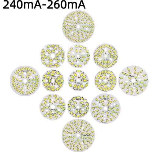 5pcs/Lot 3W 5W 7W 9W 12W 15W 18W SMD5730 Two-Color LED Chips 240mA 260mA Constant Current Input Light Bead For DIY Downlight