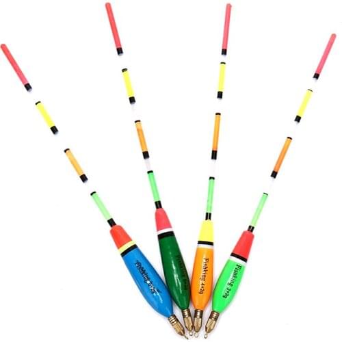 5Pcs/lot Fishing Float Barguzinsky Fir Floats Float 3+2g/4+2g/5+2g/6+2g Mix Color For Carp Fishing Fishing Tackles Tools