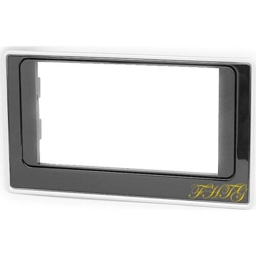 Car Radio Fascia is suitable for 2017+ Toyota Corolla/ Altis (UV Black), Double Din Car Audio Frame