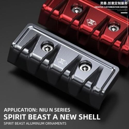 Spirit Beast Motorcycle Rear decorative cover Electric scooter tail light upper tail cover mount Accessories For NIU N1S/N1/NQi