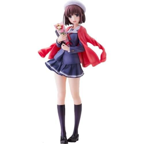 25Cm How To Raise a Boring Girlfriend Katou Megumi Anime Action Figure Japanese Hand-Made Collection Model Toys In Stock