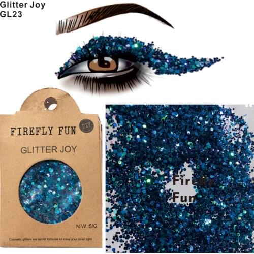 GL23 one pack of Shiny Firefly Fun Eye Glitter Face Body Sequins Decorations Festival Body Dance Makeup Body Art