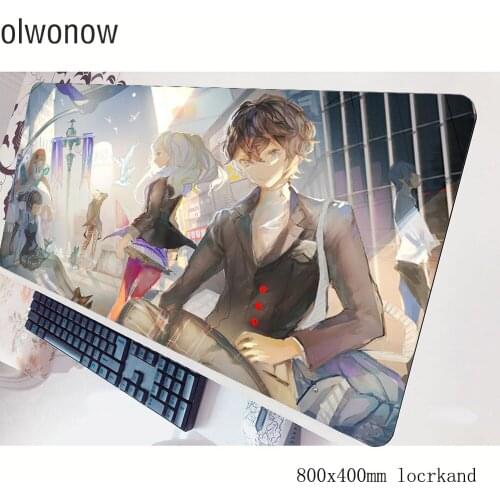 Persona 5 mousepad gamer High-end 800x400x3mm gaming mouse pad locrkand notebook pc accessories laptop padmouse ergonomic mat