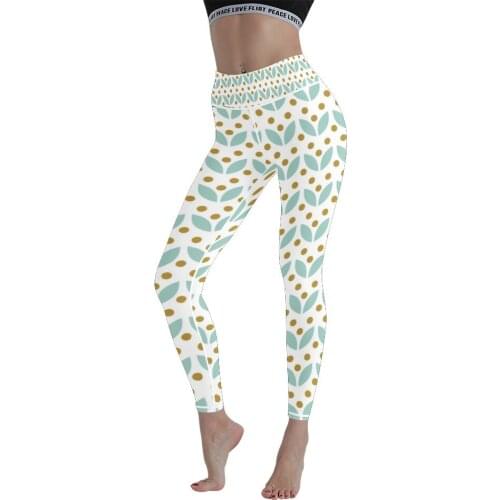 Personality Trend High-performance 3D Printed Womens Yoga Pants Nine-point Pants High-waist Leggings Tight Pants Women Movement