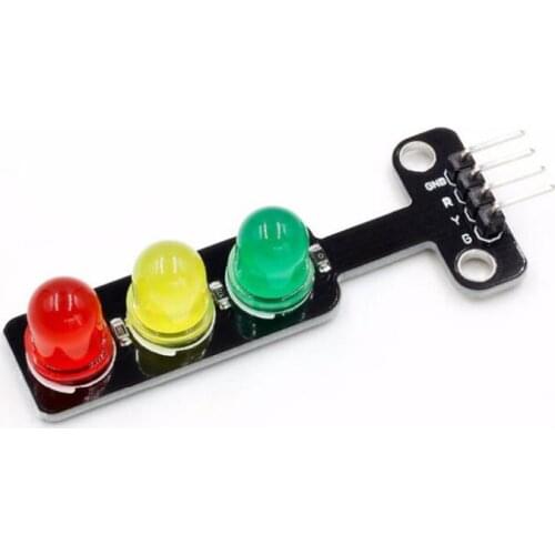 LED Traffic Light 3 Color Red/Yellow/Green LED Display Module 5mm Diameter Lens 5V Mini Traffic Light DIY Traffic Module