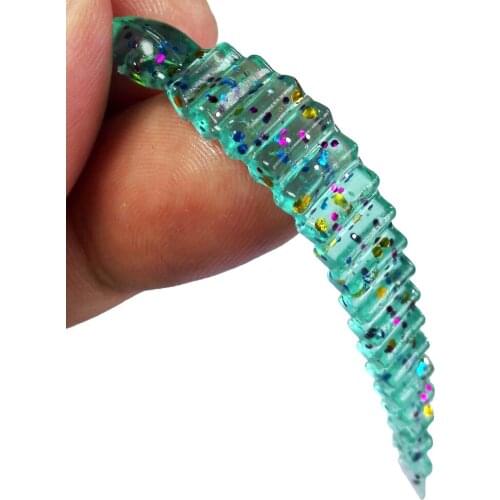 New 10pcs/lot 7.5cm 1.3g PVC soft bait Soft Worm Lures Silicone Bait Sea Fish Pva Swimbait Wobblers Goods For Fishing Artificial