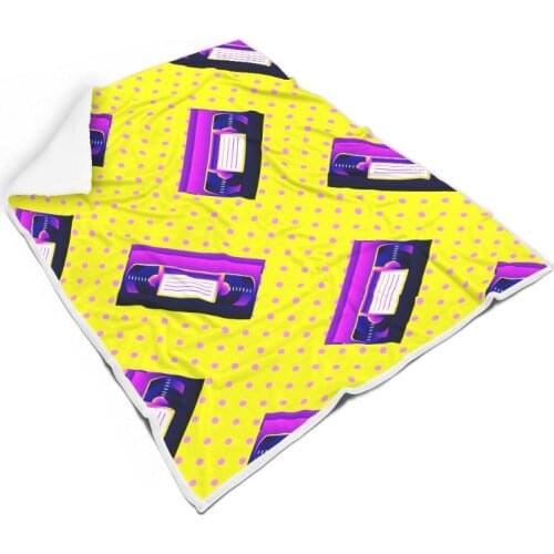 Personalized Pattern Colorful Bed Blanket Soft Throw Blanket for Adults Kids Bedding Sofa Square Blanket All Seasons 50x60 inch