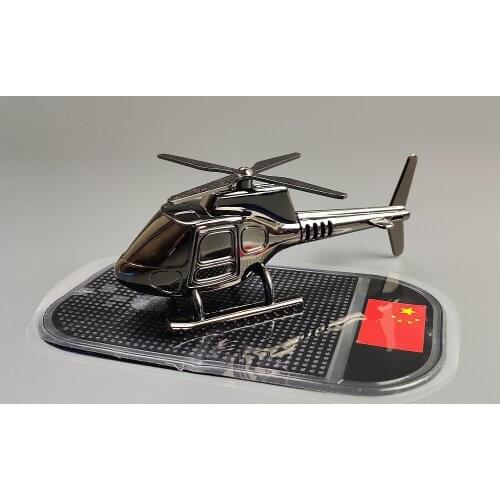 Solar plane helicopter Car decoration Perfume solar toy science physics toy