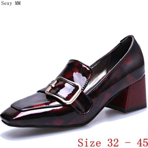 Pumps Women Oxfords Career Shoes High Heels Woman High Heel Shoes Kitten Heels Small Plus Size 32 33 - 40 41 42 43 44 45