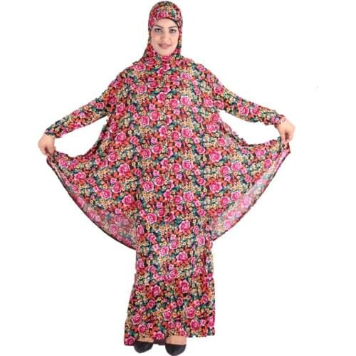 2 Pieces Ramadan burka muslim dress pakistan free moroccan kaftan dubai hijab evening dresses turkish abaya jilbab robe caftan