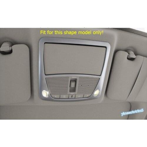 3 Pcs / Set For Nissan Maxima 2016 ABS Chrome Reading Lamp Light Molding Trim