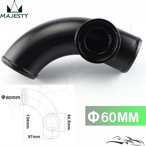 90 Degree 2.36" Flange Adapter Piping For H**KS SQV BOV Blow Off Valve Tube Pipe