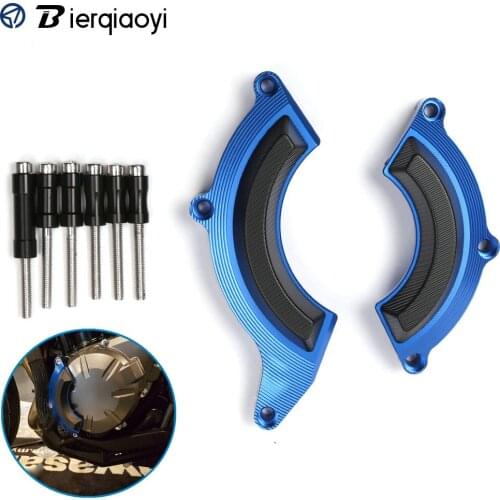 For Kawasaki Z900 2017 Motorcycle Z900 Accessories Aluminum Engine Stator Cover Frame Slider Protector For kawasaki z900 parts