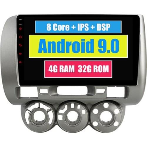 Car Multimedia Player For Honda Fit Jazz 2004 2005 2006 2007 Android 9.0 Autoradio Bluetooth Fit Jazz Radio GPS Navigation DSP