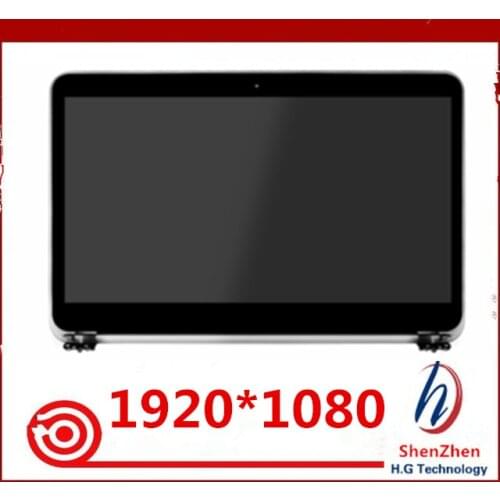 Free shipping NEW 15.6" Top Completely LED LCD Screen FULL Assembly For Dell XPS 15 L521X Glossy Silver (1920*1080)