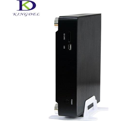 Big Promotion Offical MINI PC i5 4260U i3 5005U Metal case Fan Support Win 7/8.1/10/Linux HDMI VGA Desktop Computer TV BOX