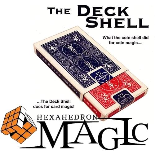 High-quality metal made Deck Shell (blue) Chazpro Collectibles Accessories close-up card magic trick products wholesale