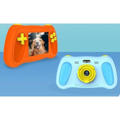 Cartoon Cute 5MP MP3 Play Games Kids Camera Children Birthday Gift Dual Lens Video Camera