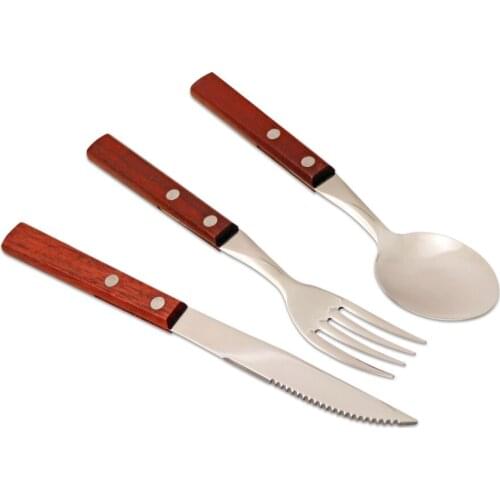 Jaswehome Stainless Steel Cutlery Set Dinner Knife Fork Spoon Flatware Dinnerware Tableware Wedding Silverware Sets